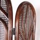 Paire de paravents en rotin