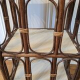 Rattan shelf