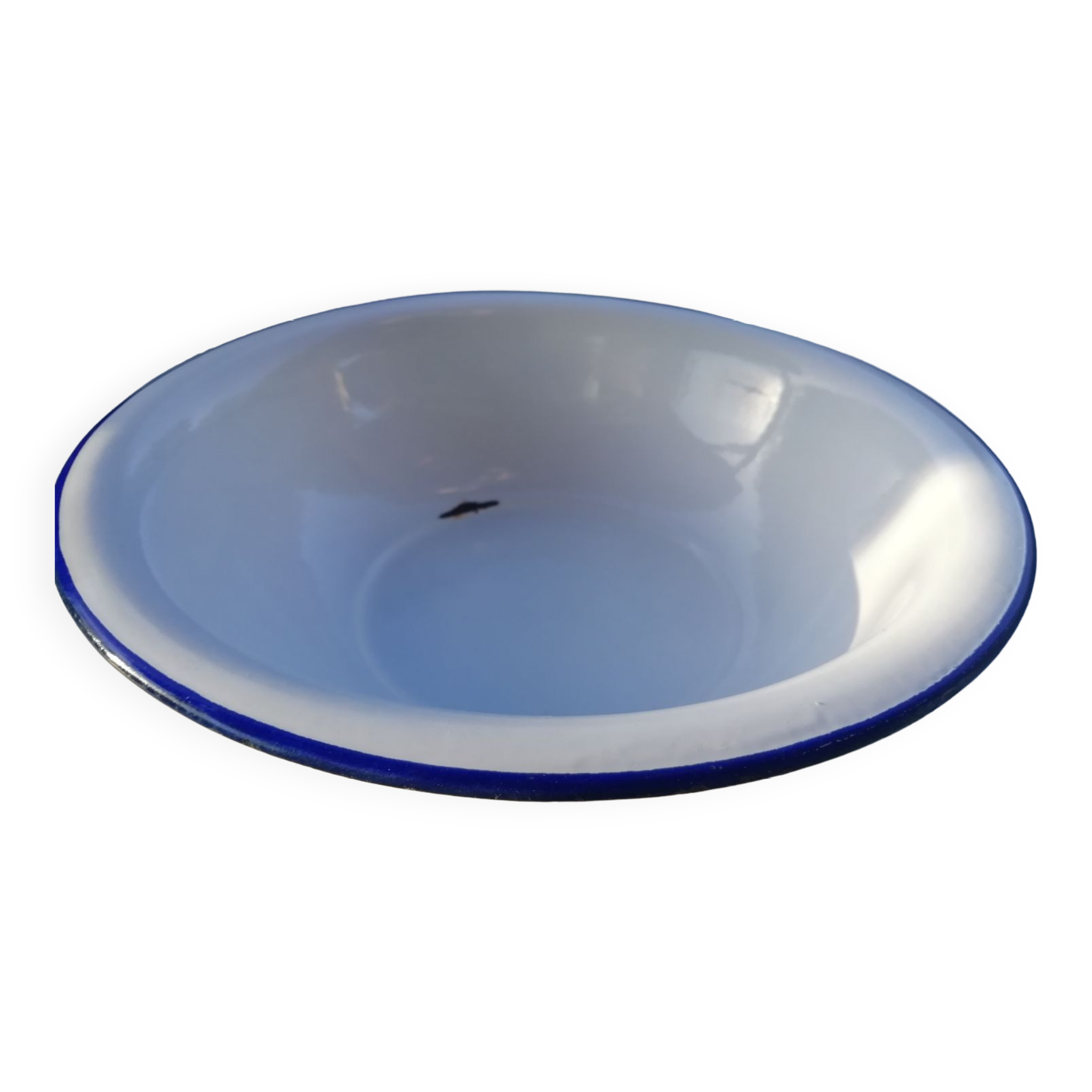 Bassine en tôle émaillée