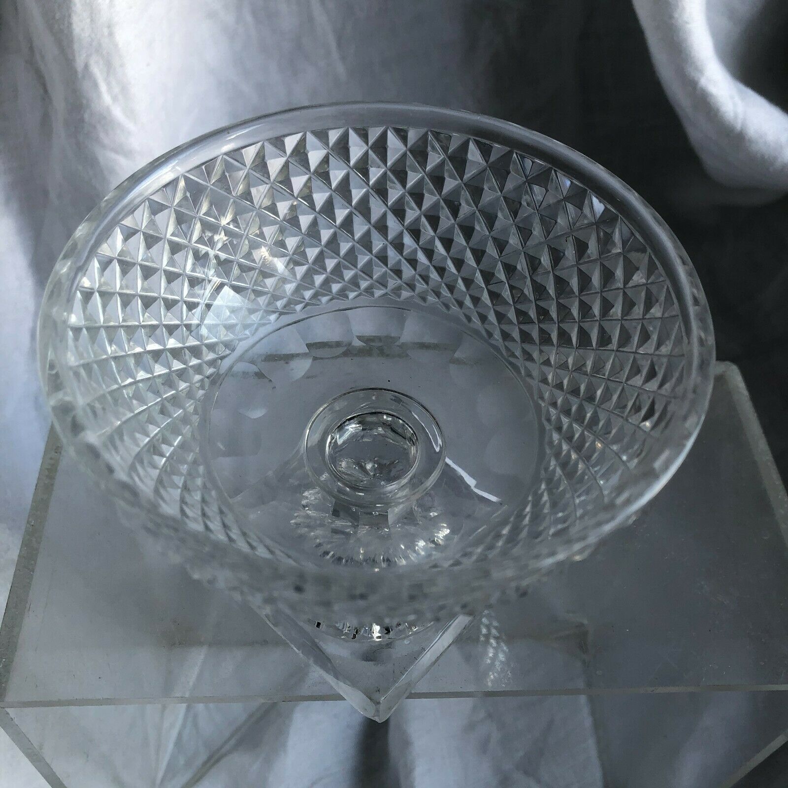 Coupe vide poche en cristal 19ème siècle