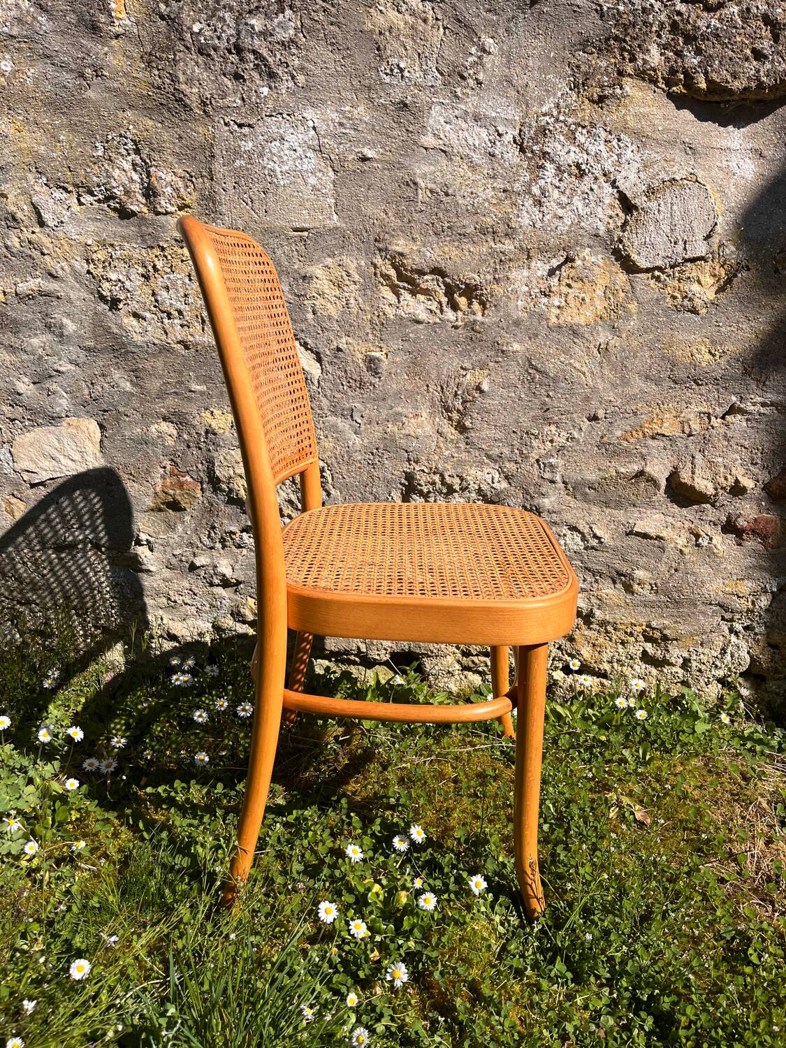 Joseph Hoffmann & Thonet natural wood chair