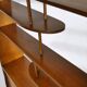 Mid-Century Highboard with Kidney Shaped Shelf in Teak, 1960s