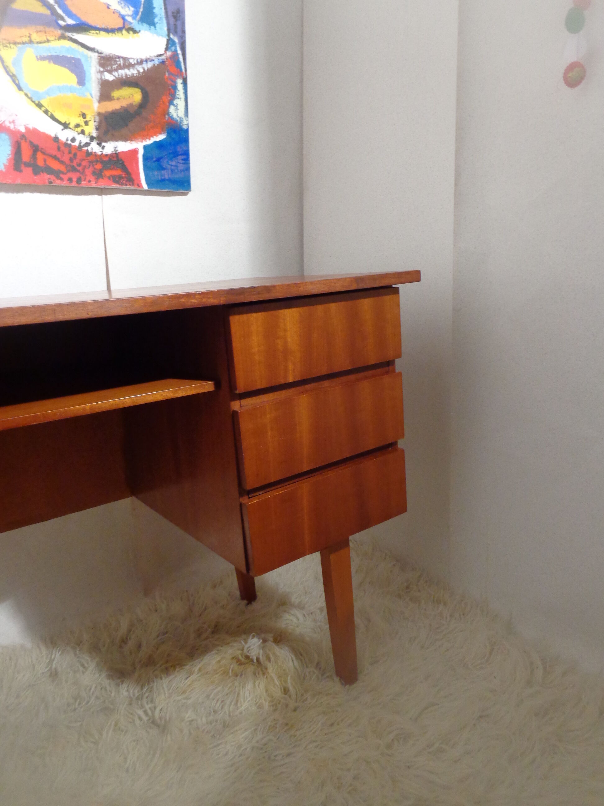 Vintage office of the 60s golden oak