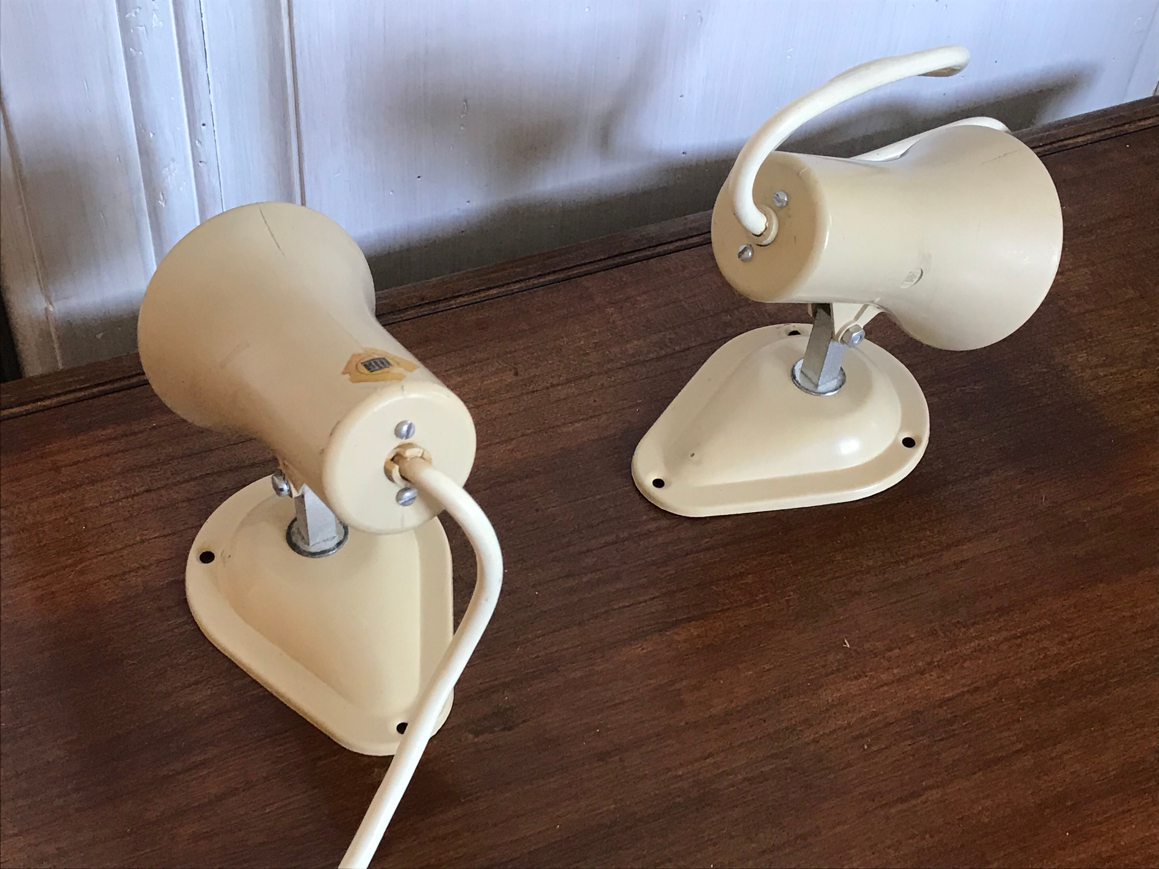 Pair of vintage Lita wall light