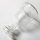 Carafe en verre vintage en forme de cloche avec bouchon : carafe italienne des années 50