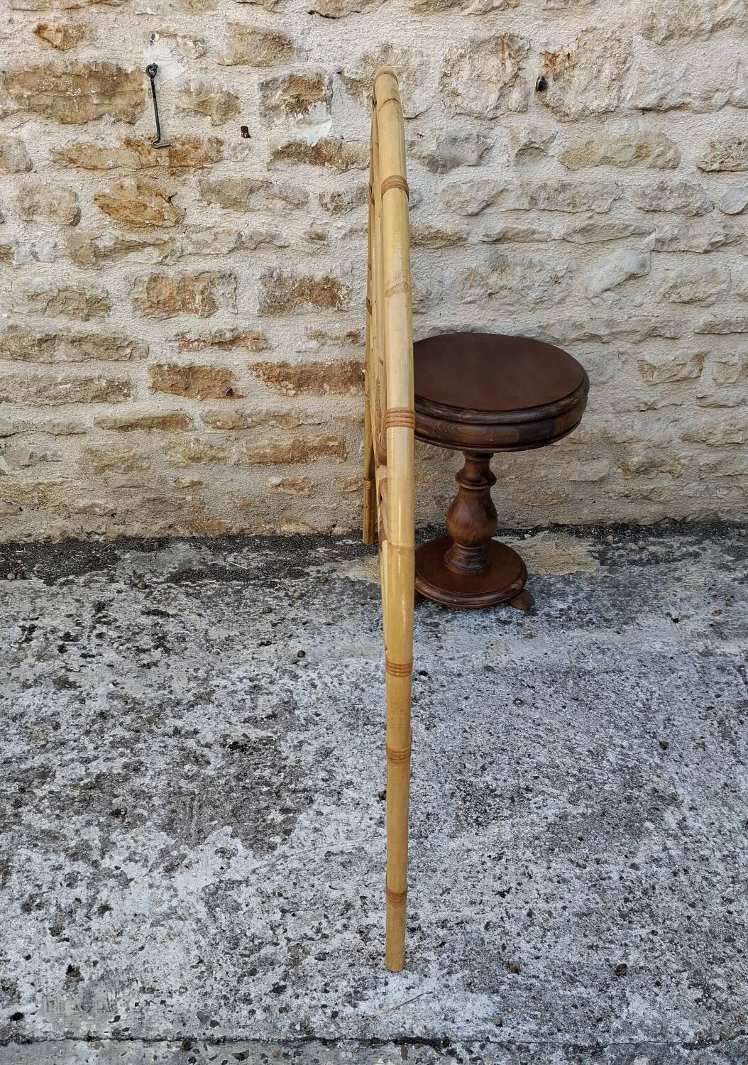 Bamboo and rattan headboard