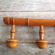 Bamboo-style coat hanger