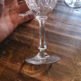 Set of 11 Saint Louis crystal wine glasses