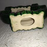 Pair of ceramic candle holders 40s Bonome