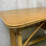 Louis Sognot rattan desk