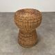 Tabouret rotin bouchon de champagne