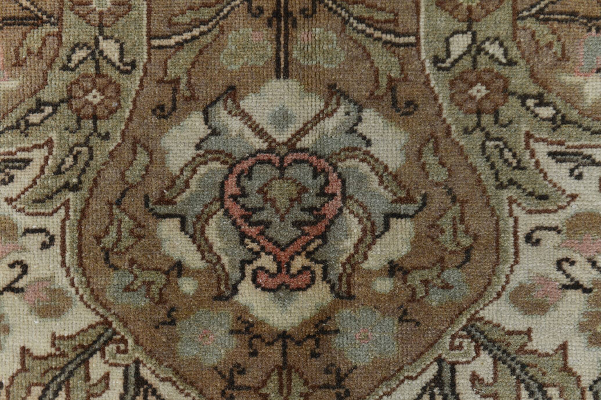 5x7 Brown & Cream Classic Vintage Rug, 150x217Cm SK23625