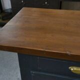 1950s pine sliding door counter