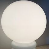 Limburg glashütte milk glass table lamp , 1970s