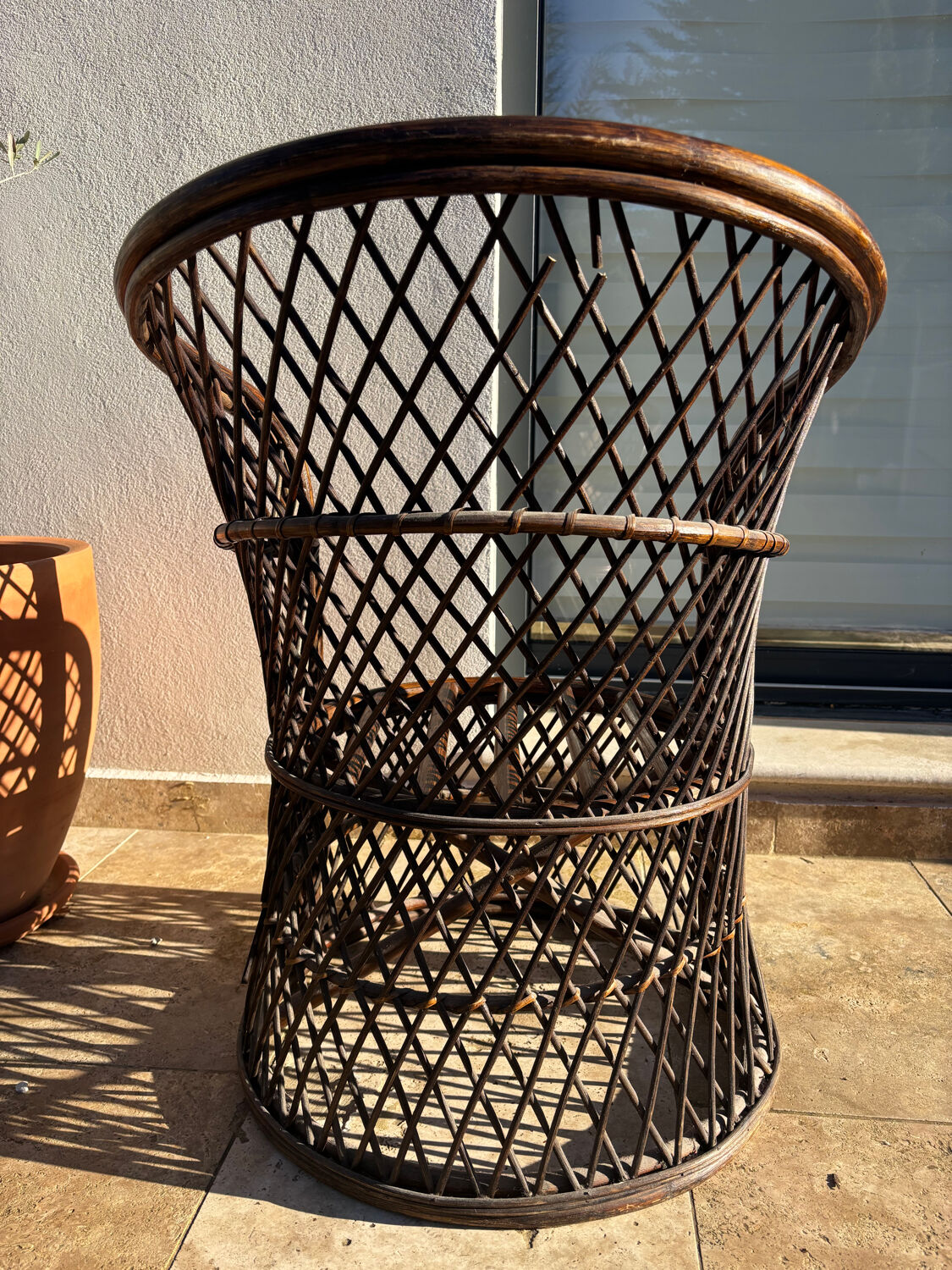 1960s rattan living room set