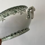 Large old tureen in iron earth, model Murier de Saint amand