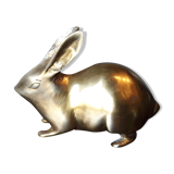Art deco golden bronze rabbit