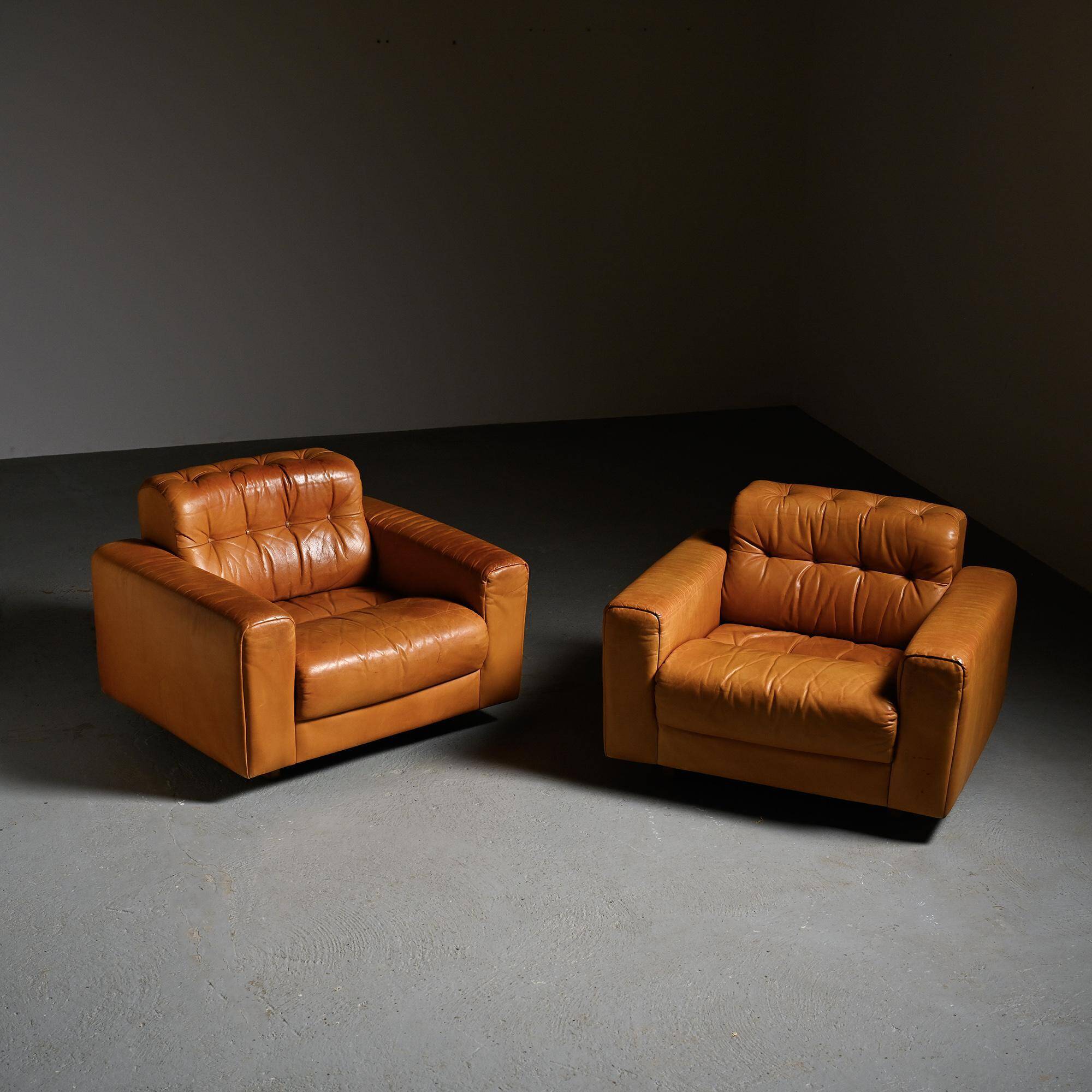 Paire de fauteuils DS-40 de Sede, Suisse, circa 1970