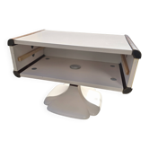 Vintage Gautier bedside table tulip base – 1970s Space Age