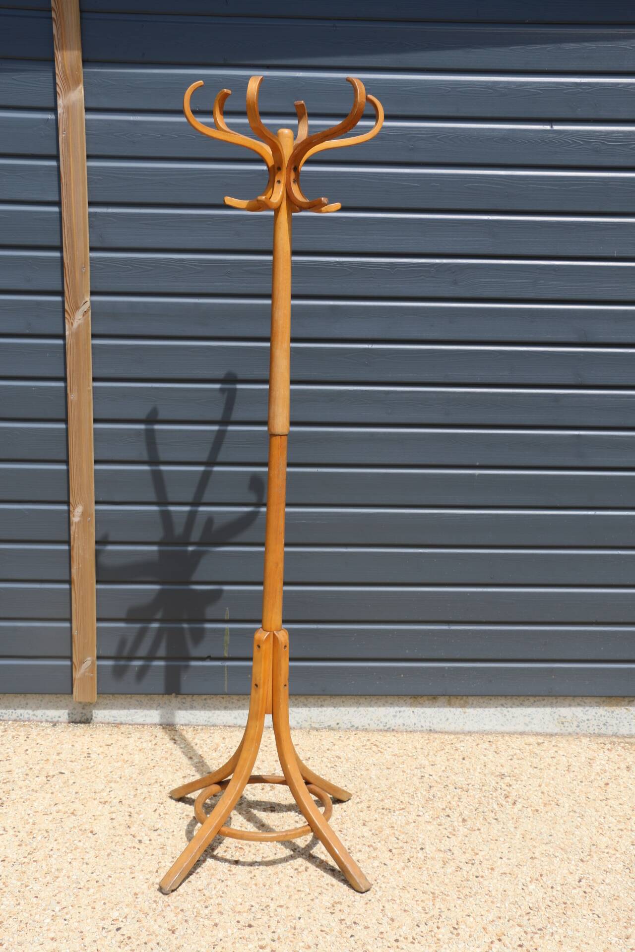 BAUMANN parrot coat rack, simple, light beech