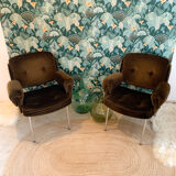 Fauteuil velours