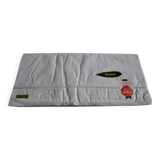 Antique linen sheet with Venetian scalloped edge, 240 x 325 cm, New Old Stock