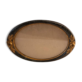 Oval art deco frame