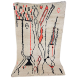 Handmade moroccan berber carpet 232 x 145 cm
