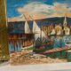 Oil on canvas from a fishing village