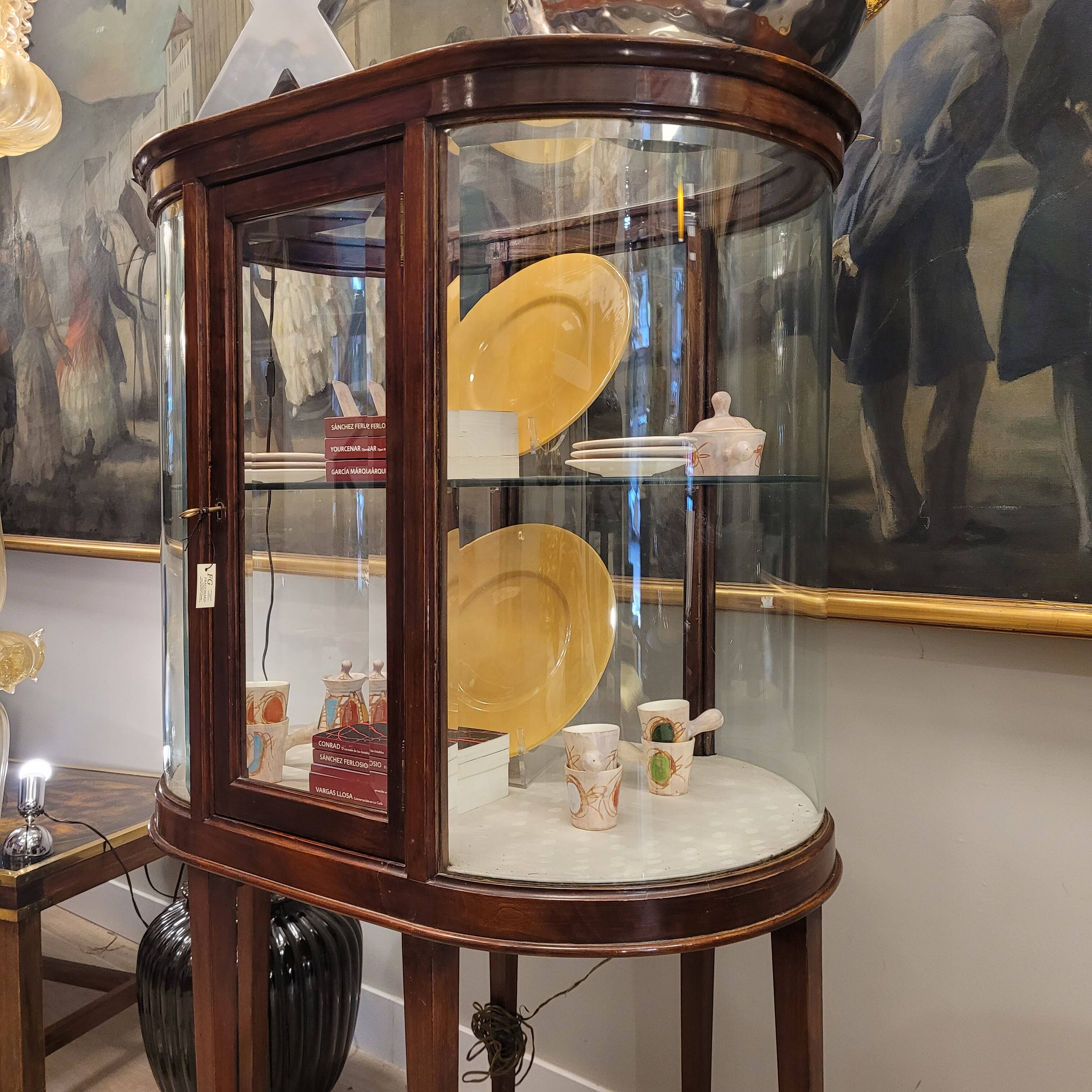 Vitrina, madera de caoba, style Eduardiano, pp. s. XX - Inglaterra