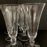 Daum crystal flutes