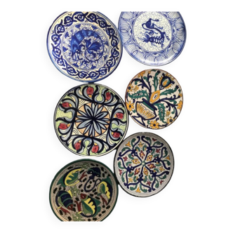 Set of decorative wall plates