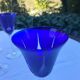 Cobalt glasses Saint Louis