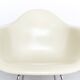 Off-White Dax Fibreglass Chair by Charles & Ray Eames for Herman Miller