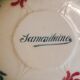 Assiette publicitaire Longwy pour les magasins La Samaritaine