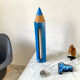Stone pencil lamp Sala for Vilac Vintage minimalist 80s