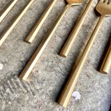 12 gilded bronze forks