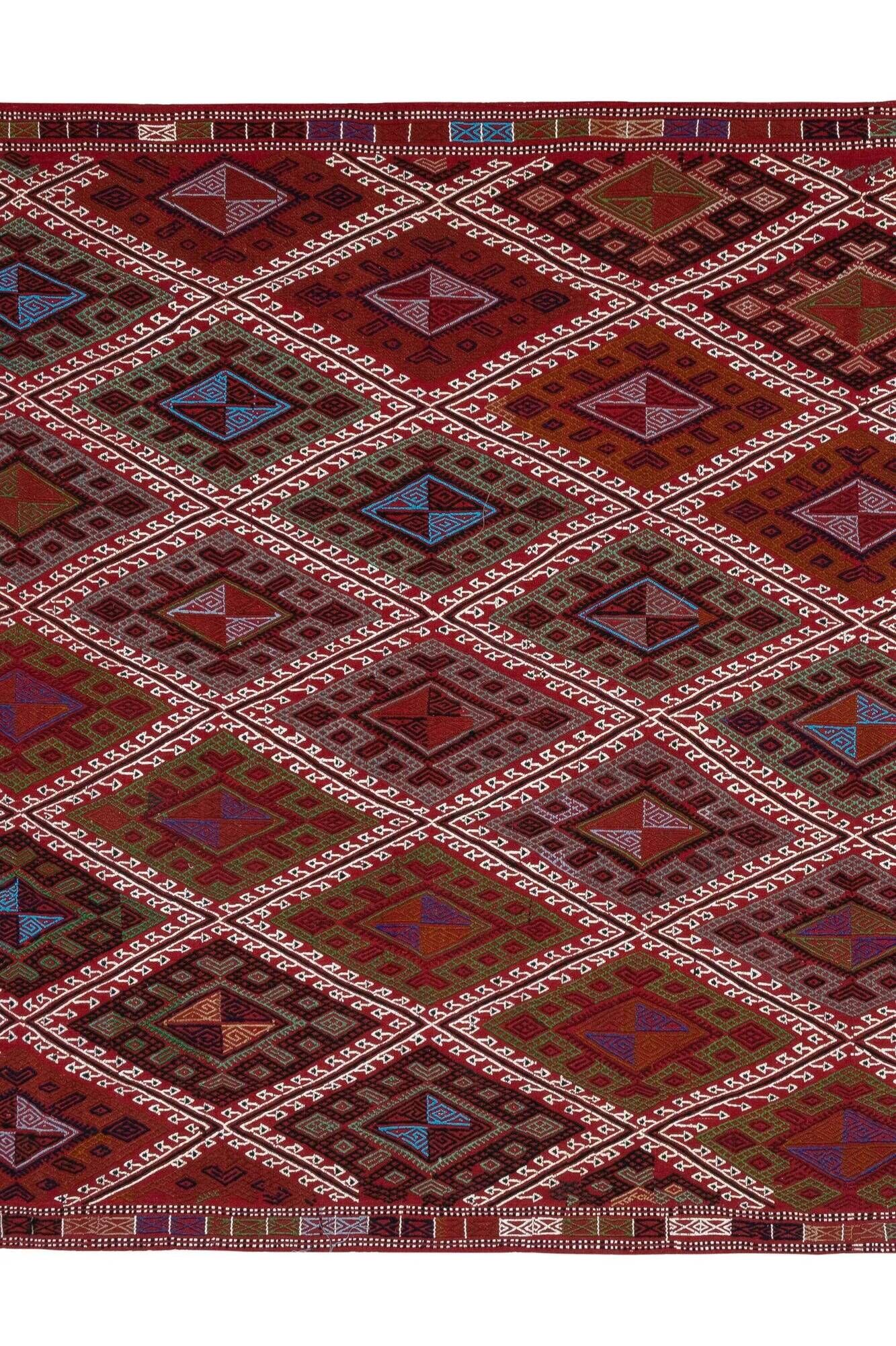 Vintage Turkish kilim, handwoven, 160x247 cm.