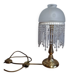 lampe Art Nouveau a pampilles