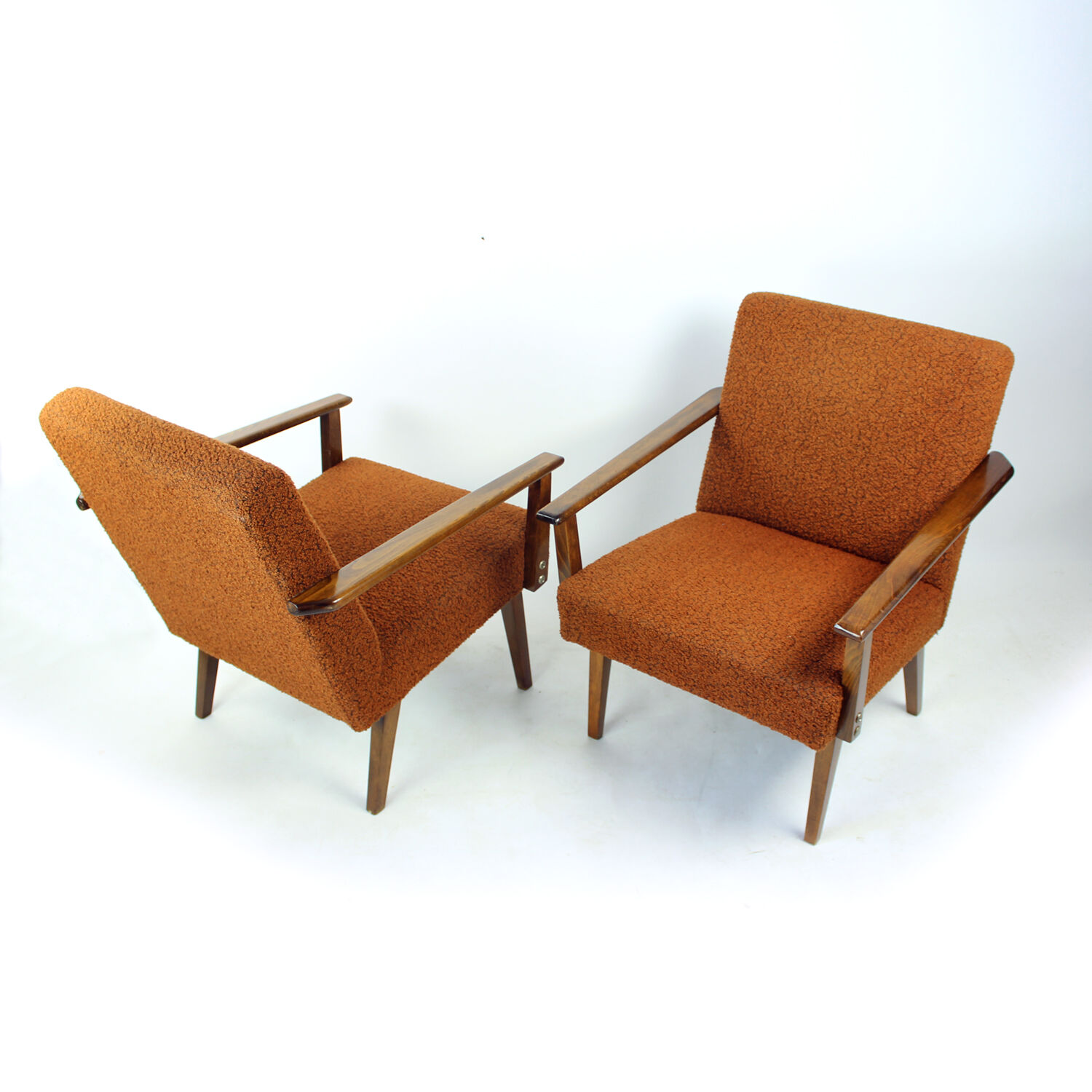 Pair Of Mid Century Modern Armchairs By Tatra Czechoslovakia, 1960s
