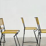 Set of six 'Spaghetti' dining chairs