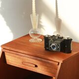 Vintage seat - old telephone cabinet - chippy seats