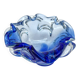 Large blue glass catchall - Murano Venice 1960