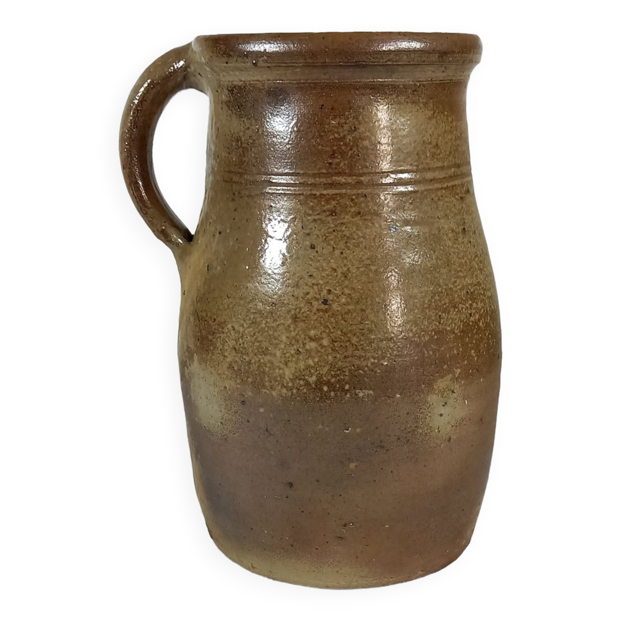 Turned sandstone pitcher