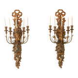 Baroque wall candle holder