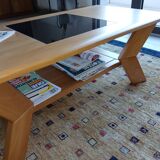 Solid elm coffee table