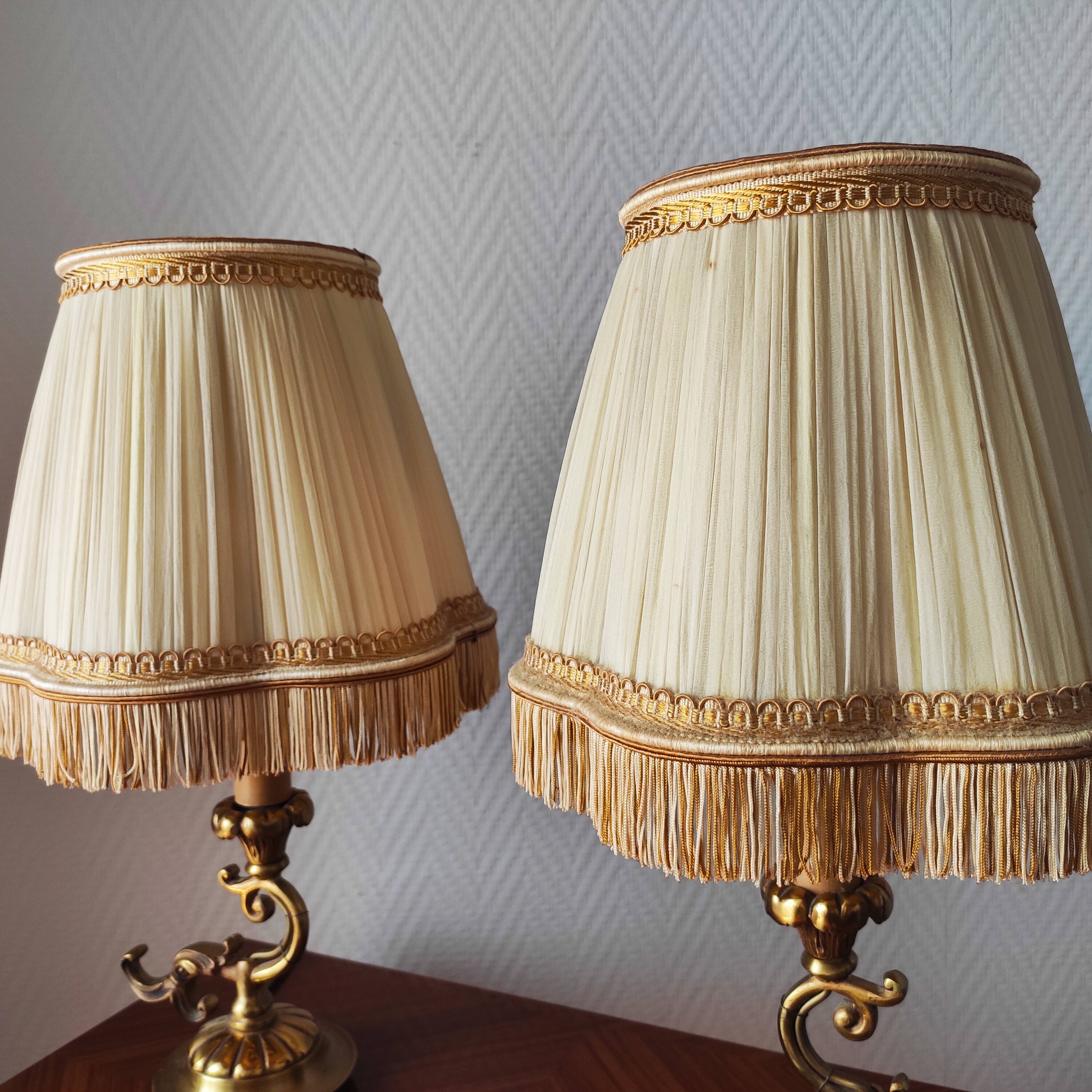 Pair of vintage table lamps