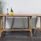 Ercol CC 41 Plank Dining Table & Extension Table, 1950s, 1960s