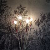 Lily of the valley floor lamp by René Mathieu for Lunel