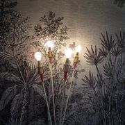 Lily of the valley floor lamp by René Mathieu for Lunel